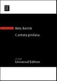 Cantata Profana Study Scores sheet music cover